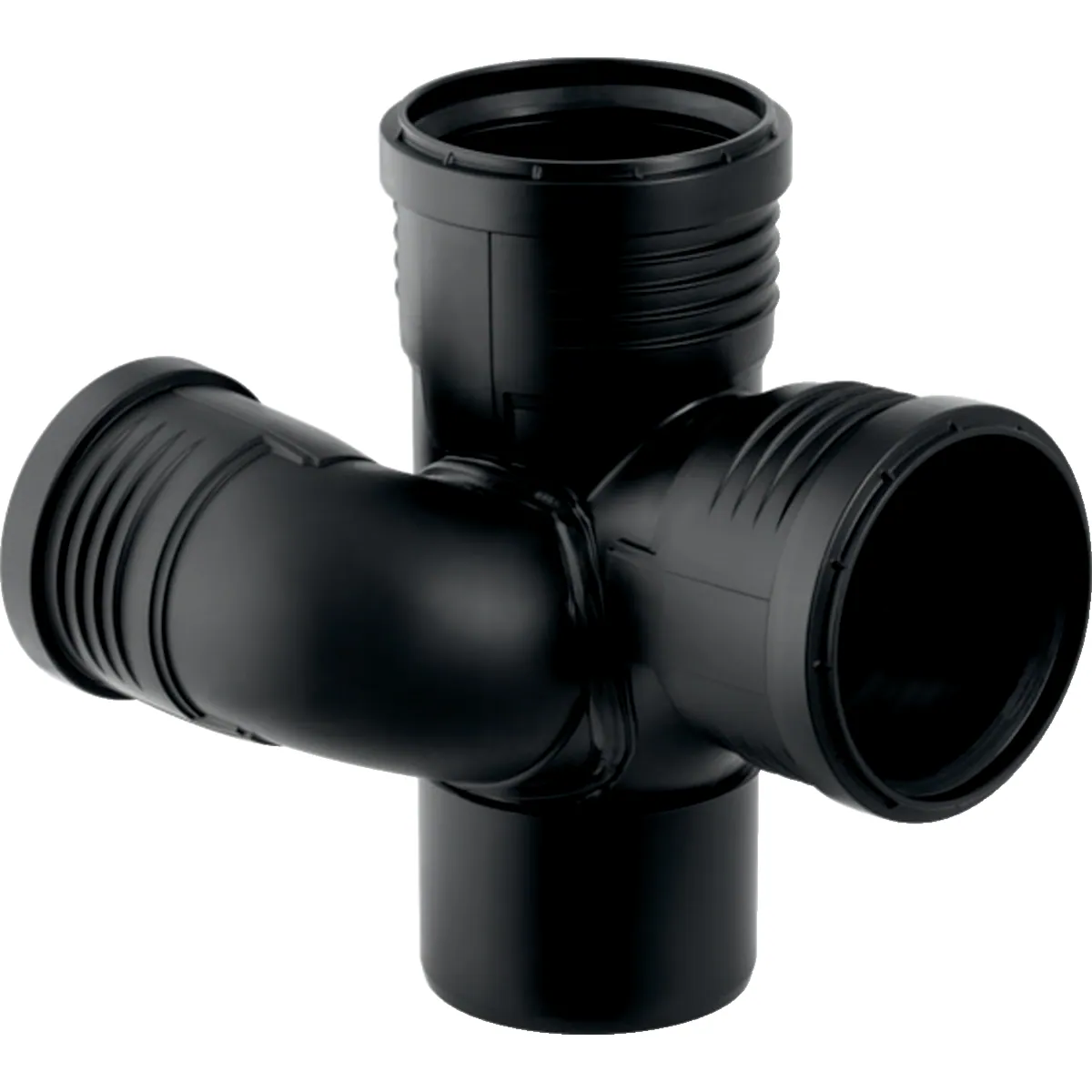 Kaksoishaarayhde db PP Geberit Silent-PP 90mm/75mm/90mm / 87,5 ast.