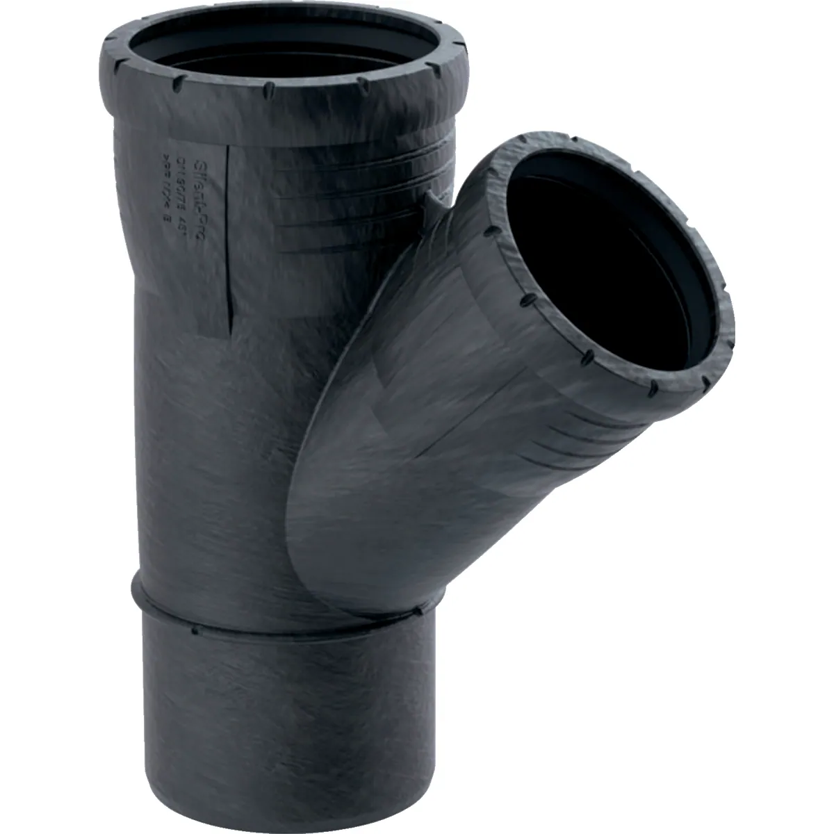 Haarayhde dB PP Geberit Silent-Pro 160mm-125mm / 45 ast.