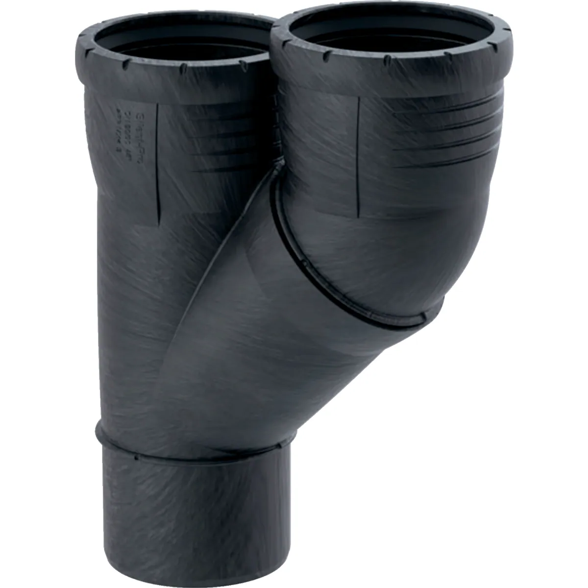 Rinnakkaishaarayhde dB PP Geberit Silent-Pro 90mm-90mm / 45 ast.