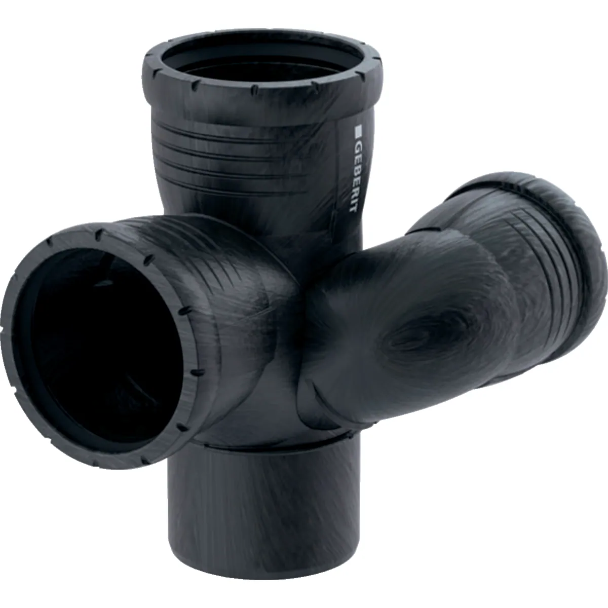 Kaksoishaarayhde db PP Geberit Silent-Pro 110mm-75mm-90mm / 87,5 ast. V