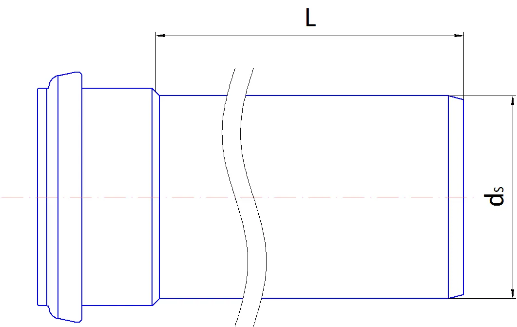 Muhviputki PP FL-Pipe DN110X2000/HARMAA