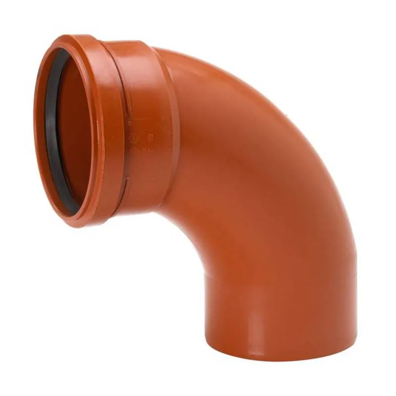 Kulmayhde PP UPONOR HTP DN160/88.5°/PYÖRISTETTY/RUSKEA