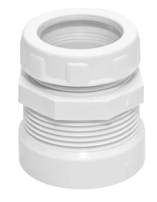 Kierreliitin FALUPLAST Falu 32mm x G40 ABS valkit