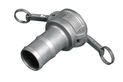 Nokkavipuliitin naaras letkuk. TECALEMIT KAMLOK 633-CC/DN11/4/BR=BRONSSI