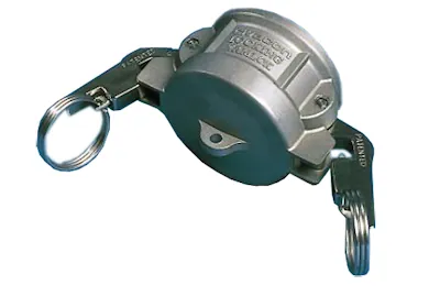 Nokkavipuliitinkansi autom.luk TECALEMIT AUTOLOK 733-DCL/DN11/4/HST.