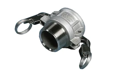 Nokkavipuliitin automaattiluk. TECALEMIT AUTOLOK 733-BBL/R21/2UK./HST.