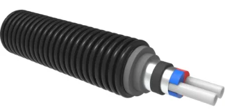 Käyttövesiputkielementti UPONOR ECOFLEX VIP TWIN 63X8,6-40X5,5/200