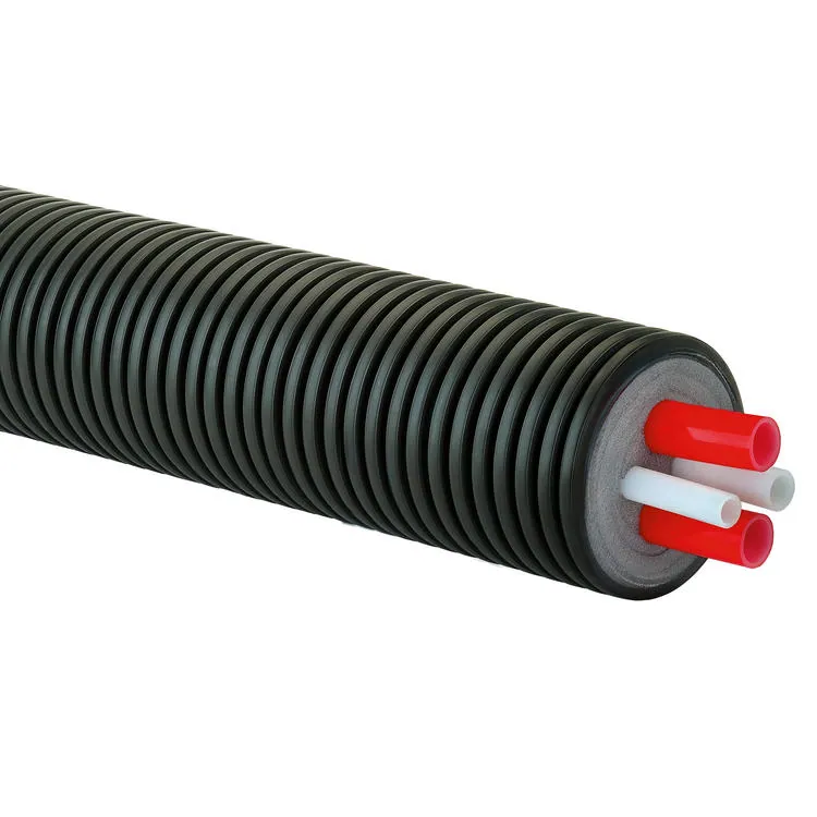 Lämpö- ja käyttövesiputkielem. RauHeat PexFlex PLUS Quattro 40+40/40+25/200 100m