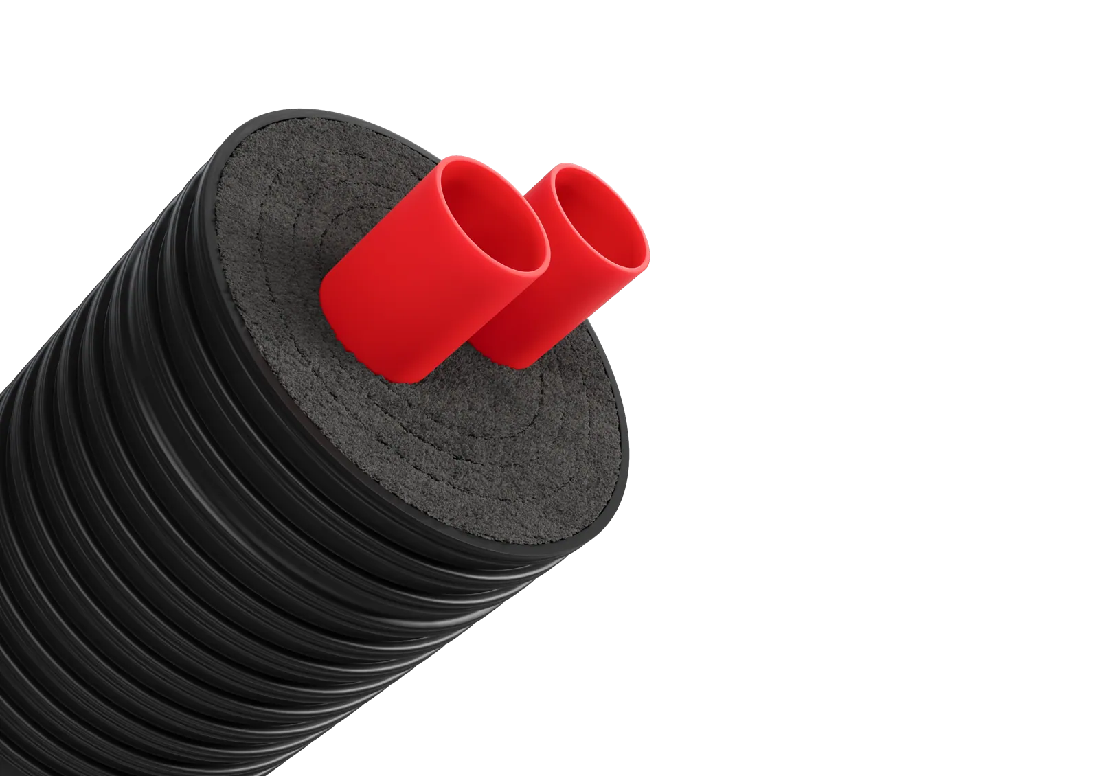 Lämpöjohtoputkielementti Flextra Flextra HEAT Flextra HEAT 2x32/140