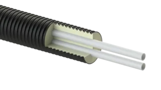 Lämpöjohtoputkielementti Flextra PexFlextra PUR PexFlextra PUR 2x63/180