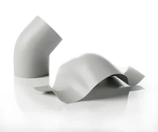 Muovipäällystekäyrä Danmat 45 Kulma PVC- Ø122- Kulma PVCÅ