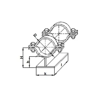LIUKUKANNAKE HST PSK 7320 DN40 MATALA RUUVIT (SFS 5373)