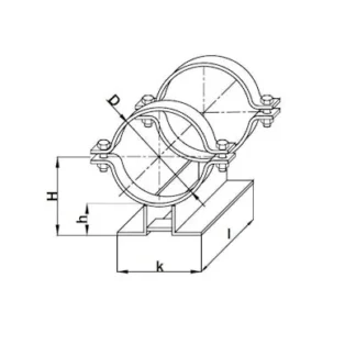 LIUKUKANNAKE HST PSK 7321 DN200 MATALA RUUVIT (SFS 5374)