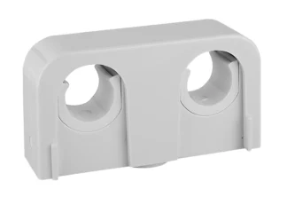 Putkipidin 2-os. FALUPLAST Falu Snap 16/20mm cc40mm cv25mm L=70mm