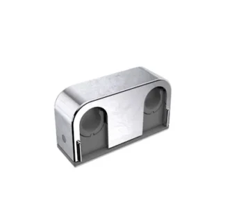 Putkipidin 2-os. muovia FALUPLAST Falu Duo Contact 12/15/16mm cc40mm cv22mm kromi
