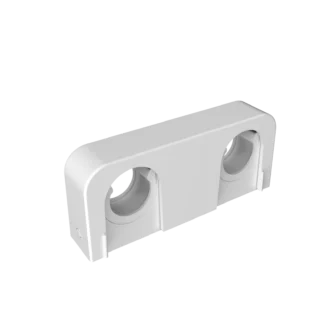 Putkipidin 2-os. muovia FALUPLAST Falu Snap 20/25mm cv25mm cc60mm L=100mm
