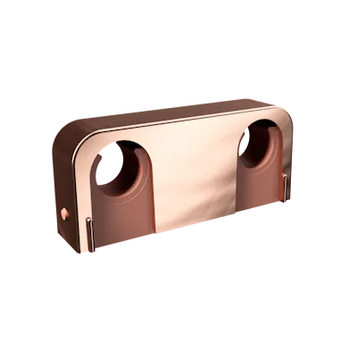 Putkipidin 2-os. muovia FALUPLAST Falu Snap 18/22 mm cv25mm L=90mm