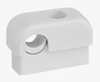 Putkipidin 1-os. muovia FALUPLAST Falu original 8-15mm cv20mm L=45mmPP valk