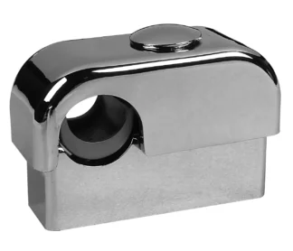Putkipidin 1-os. muovia FALUPLAST Falu original 8-15mm cv20mm L=45mm  krom