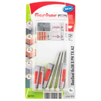 Yleistulppa fischer DuoSeal DUOSEAL 6x38IP TULPPA/RUUVI A2