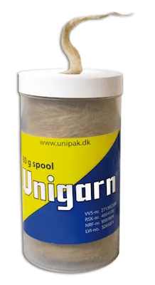 Tiivistelanka muovi pitimessä UNIGARN 80g rulla