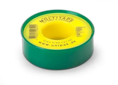 Kierreteippi PTFE MULTITAPE 12mmX12M/100MY