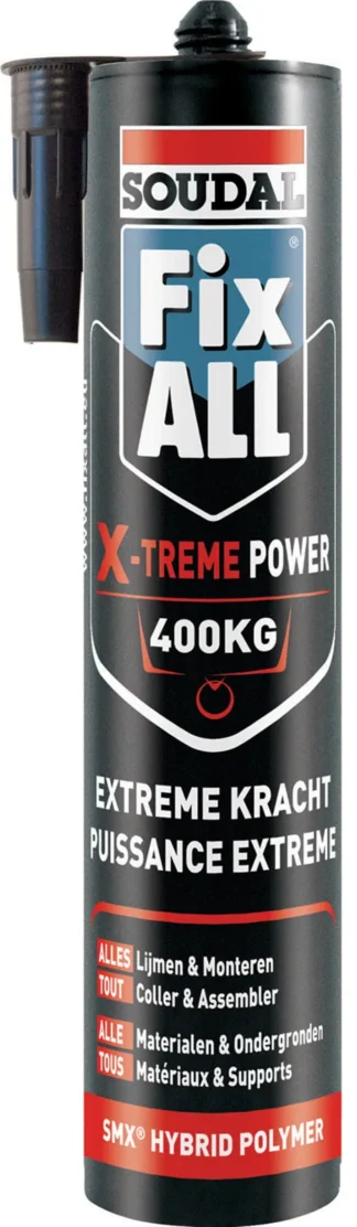 Liima- ja tiivistemassa SOUDAL FIX ALL X-treme Express Valk. 280ml