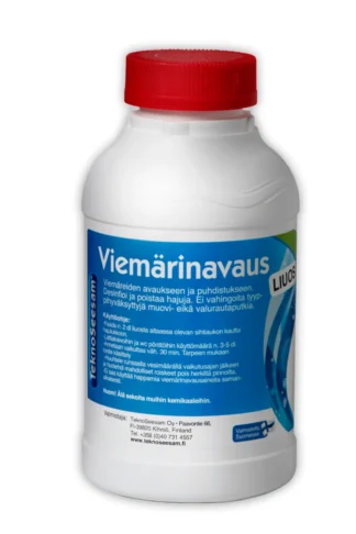 Viemärin avaus-/desifiointia. TeknoSeesam®  TEKNOSEESAM-LIUOS/18X500ML