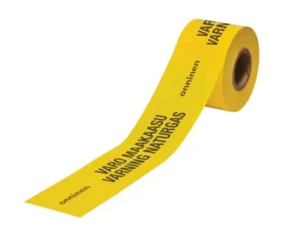 VAROITUSNAUHA MAAKAASU/NATURGA 100x0,05mm 200m KELTAINEN