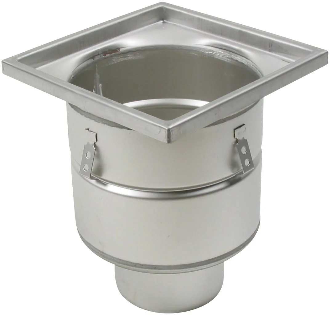 Lattiakaivo pystymalli BLÜCHER INDUSTRIAL ø160/300x300/AISI316L