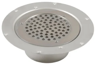 Yläosa lattiakaivolle BLÜCHER DOMESTIC ø155/200mm korotus/AISI304