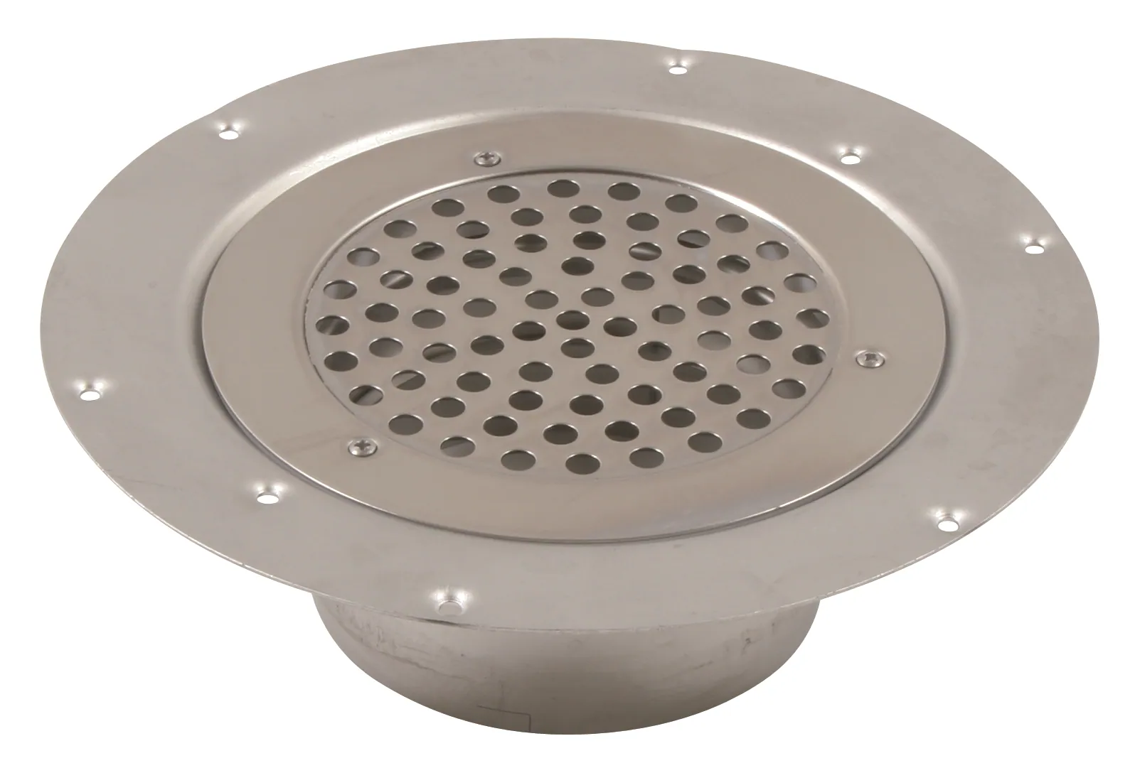 Yläosa lattiakaivolle BLÜCHER DOMESTIC ø155/200mm korotus/AISI304