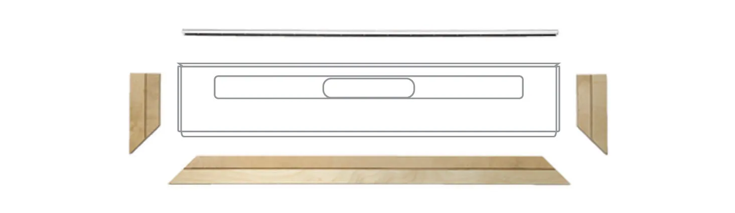 Asennussarja Unidrain 1200 mm/22 mm