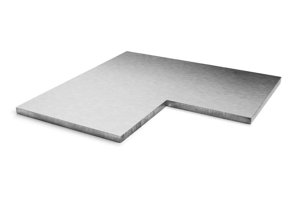 Jatkopala Unidrain sisäkulma 10mm RST harjattu