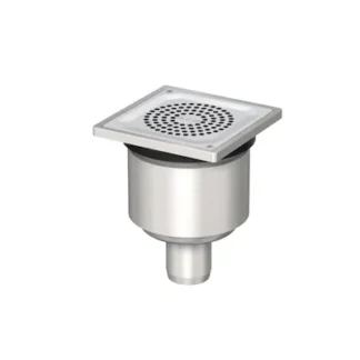 Lattiakaivo pystymalli ACO EG150 DN70 RST, betoni/massa