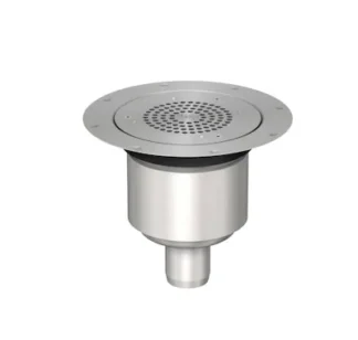Lattiakaivo pystymalli ACO EG150 DN70 RST, matto/laatta