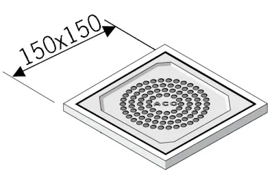 LAATTAKANSISTO ACO RST 150x150 TARVITAAN KAIVOON