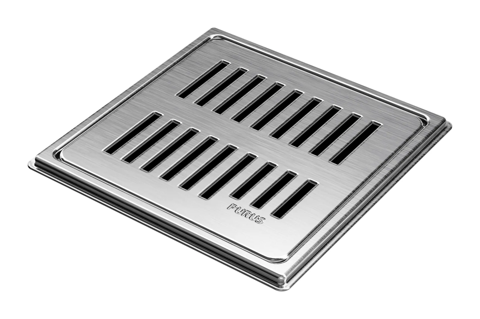Lattiakaivon kansi neliö PURUS Rib 150x150