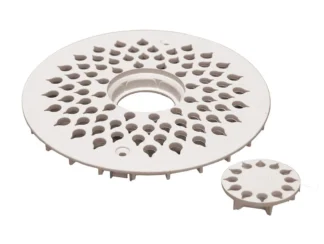 Lattiakaivon kansi pyöreä PURUS Drop 150mm, muovi