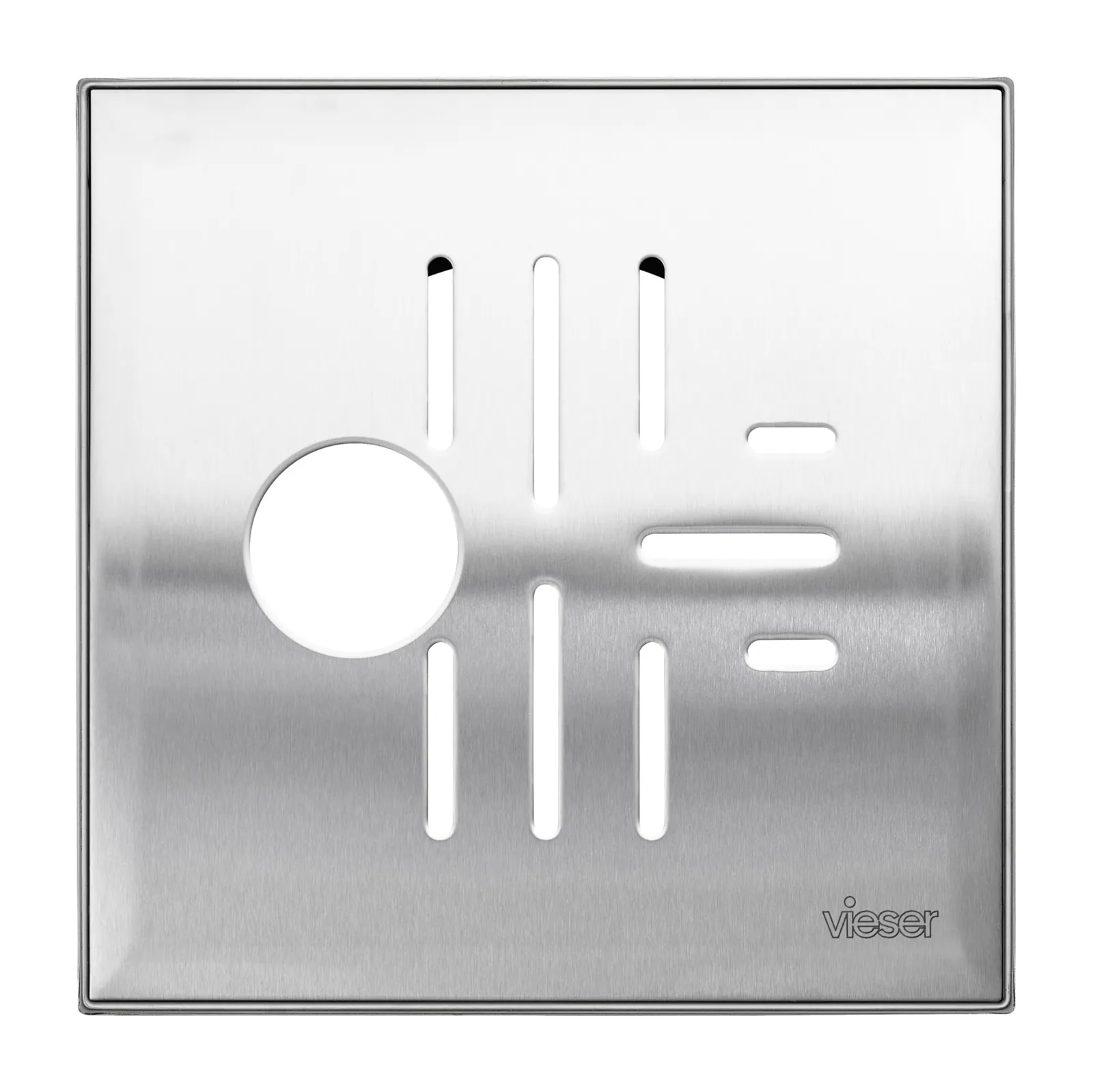 Lattiakaivon kansi neliö VIESER Vieser/Vieser One RST/Ø40 Classic+/20kpl