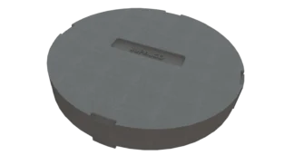 Putken hattu JUPALCO putk 315,valurauta,musta