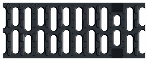 Linjakuivatuskourun ritilä ACO ACO DRAIN MULTILINE V100 VALURAUTA C-LK, 0.5M