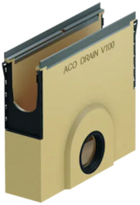 Linjakuivatuskourun lietelaat. ACO ACO DRAIN MULTILINE V100S  LIETELAATIKKO DN110