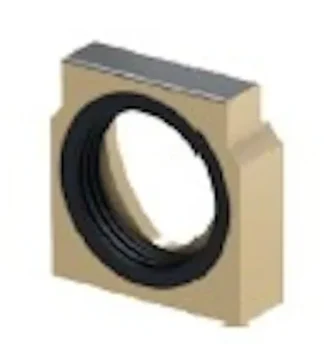 Linjakuivatuskourun pääty ACO ACO DRAIN MULTILINE V100S  PÄÄTYL. DN100 TYP0