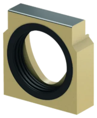 Linjakuivatuskourun pääty ACO ACO DRAIN MULTILINE V100S  PÄÄTYL. DN100 TYP10