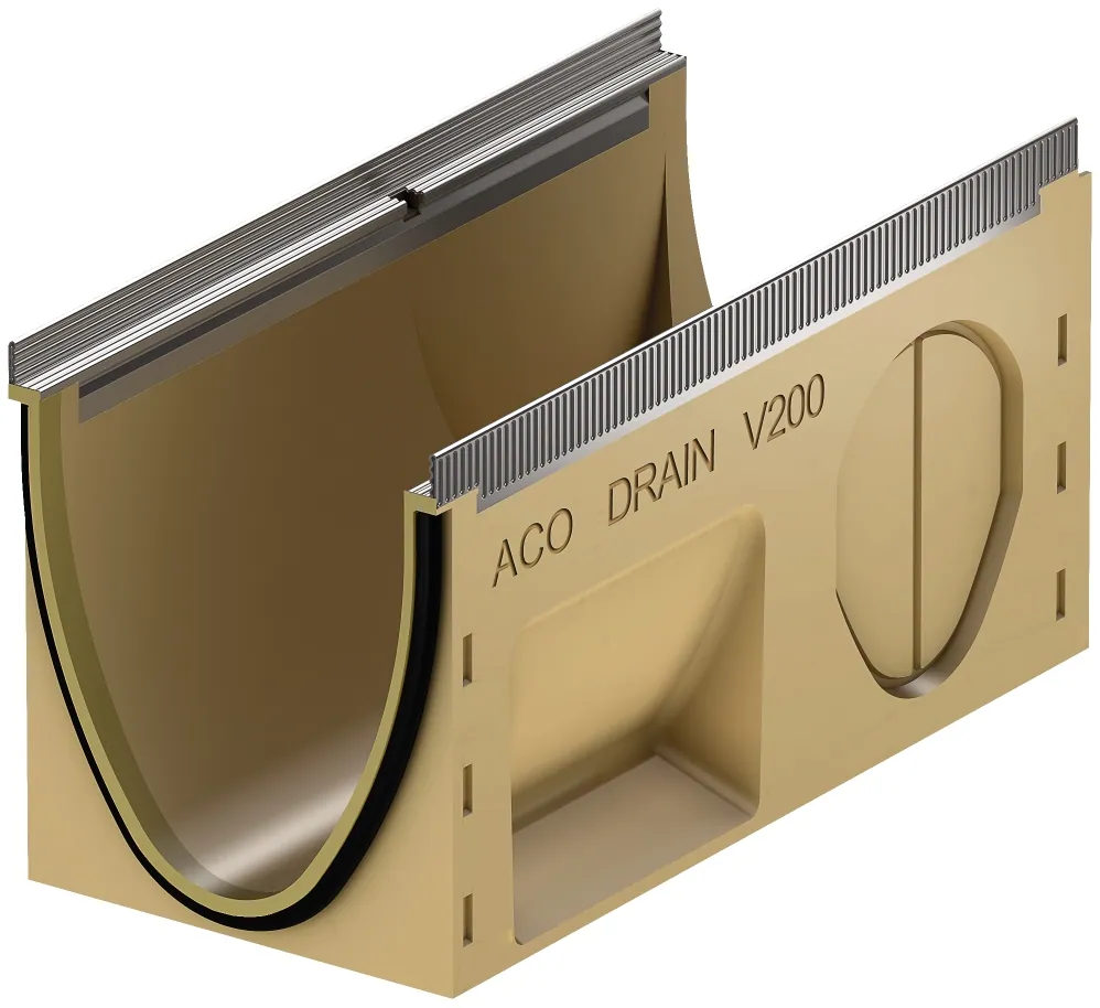Linjakuivatuskouru ACO ACO DRAIN MULTILINE V200S KOURU 0.1 0,5M