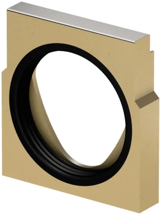 Linjakuivatuskourun pääty ACO ACO DRAIN MULTILINE V200S PL. DN200 TYP0, SINK.