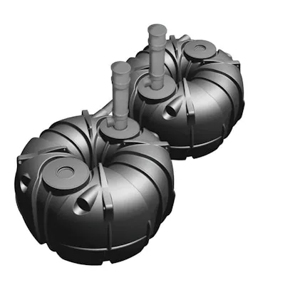 YHDISTÄMISPUTKIPAKETTI UPONOR 160mm UMPISÄILIÖLLE