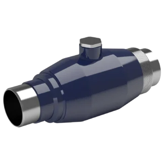 Poraventtiili hitsattava VEXVE 126 DN32 PN40 paikallahaaroitusv.