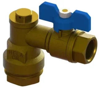 Vesimittariventtiili kiertein HELA HELA 313/DU50/R11/2/SULATUSTUL
